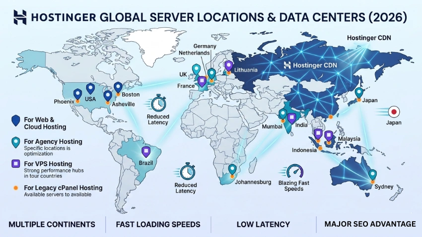 Hostinger Global Server Locations